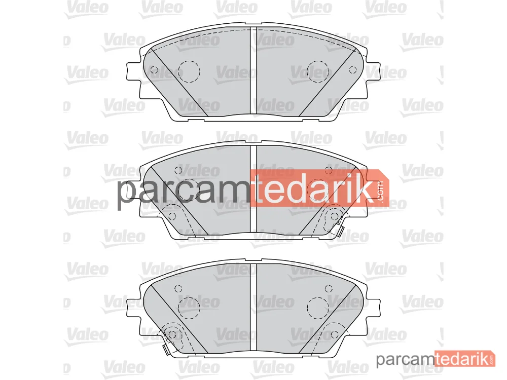 VALEO 671402 | Fren Balatası — Mazda CX-30, Mazda CX-3, Mazda 3
